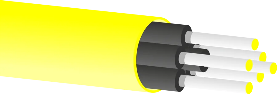 6 channel plastic optic fiber cable