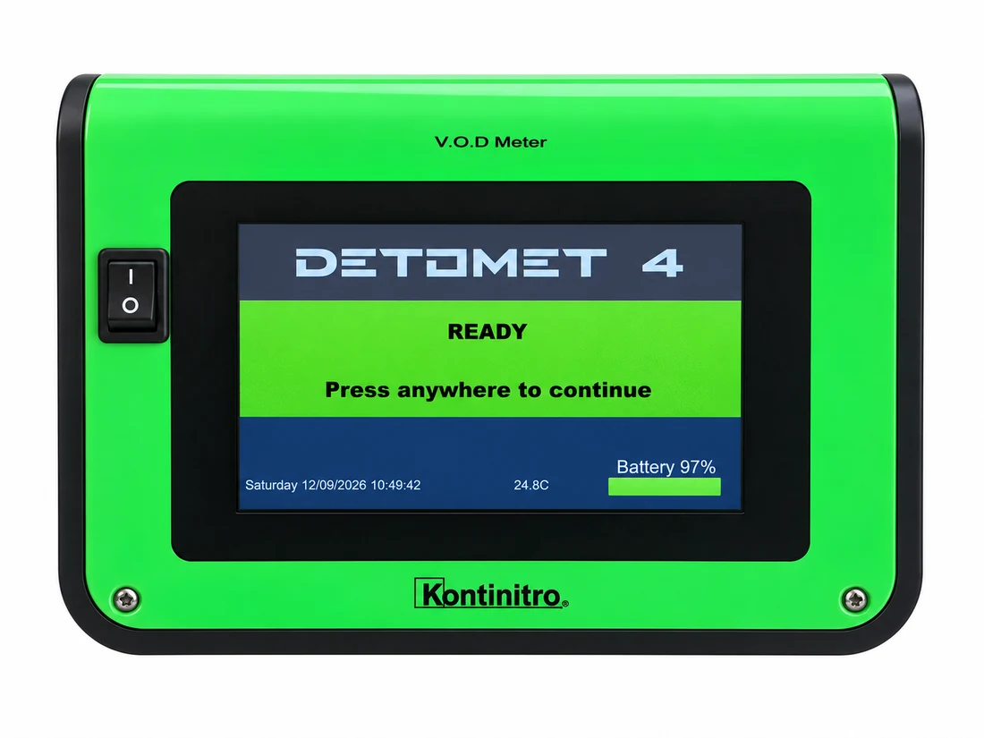 Detomet 4 bench unit, ready screen