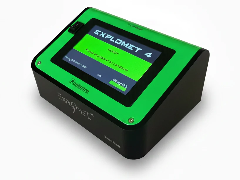 Explomet 4, three-quarter view